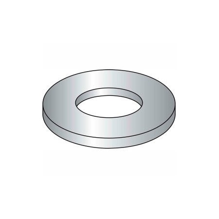 Brighton-Best Flat Washer, For Screw Size M4 , Steel Zinc Plated Finish 370019